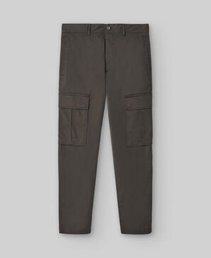 Pantal&oacute;n cargo algod&oacute;n verde hombre