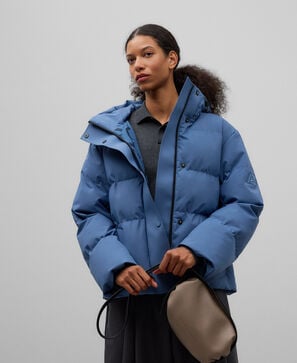 Chaqueta acolchada con capucha mujer