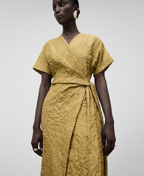 Midi wrap dress woman
