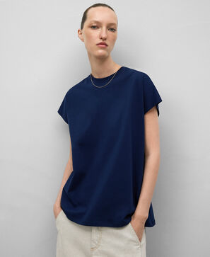 Organic cotton relaxed fit T-shirt woman