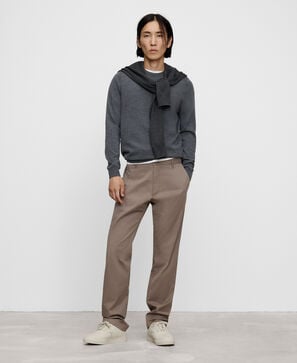 Regular-Fit-Chinohose aus Baumwolle