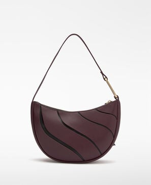 Bolso de hombro bicolor Luna