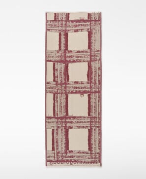 Organic cotton printed shawl woman