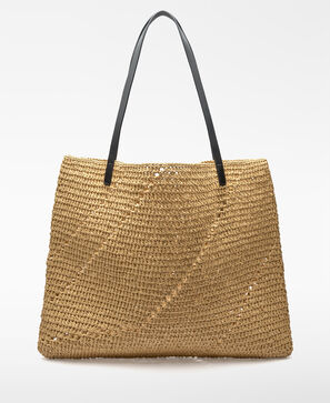 Shopper grande textura rafia