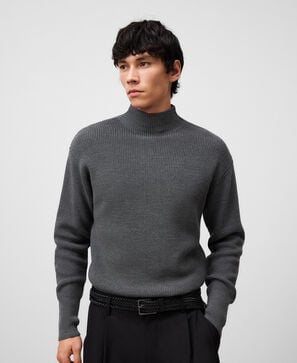 Perkins collar knit sweater man