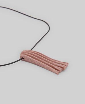 Collar cadena ladrillo cer&aacute;mico mujer
