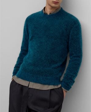 Jersey mezcla mohair hombre