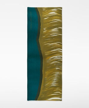 Organic cotton printed shawl woman