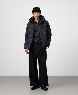 Padded jacket with hood man