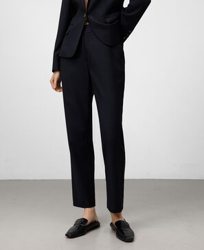 Pantalón tobillero recto mujer