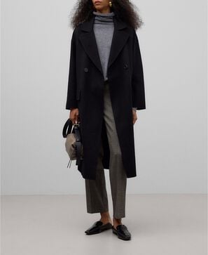 Pantal&oacute;n tobillero cuadros mujer