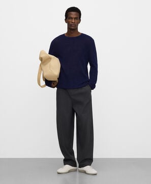 Jersey punto abierto lino europeo