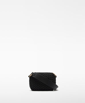 Braided fabric small crossbody
