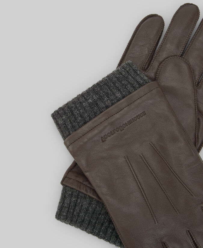 Adolfo dominguez Guante piel responsable hombre