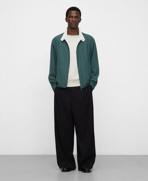 Nylon reversible jacket