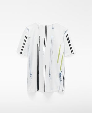 Camiseta relaxed fit estampada algod&oacute;n