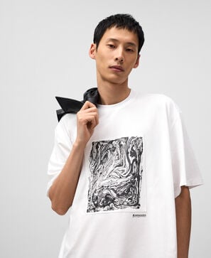Cotton printed T-shirt man
