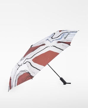 Guarda-chuva dobr&aacute;vel autom&aacute;tico estampado