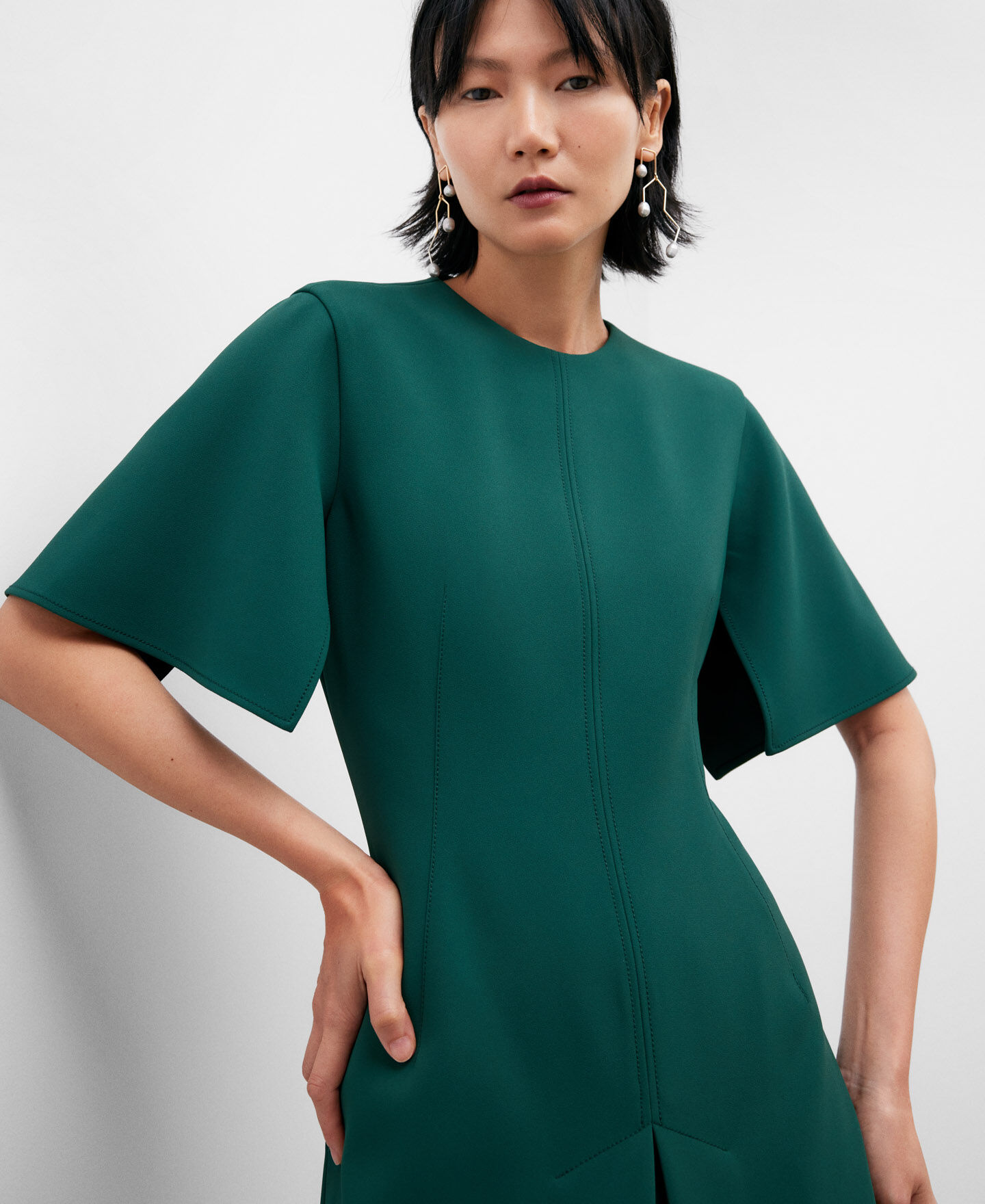 Vestido verde adolfo dominguez store