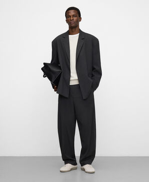 Organic cotton regular fit knit sweater