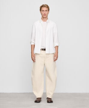 Cotton and lyocell regular fit T-shirt