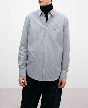 Camisa hombre en popelín de algodón