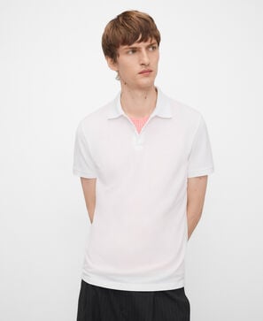 Organic cotton piqu&eacute; polo shirt