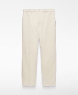 Corduroy chino trousers
