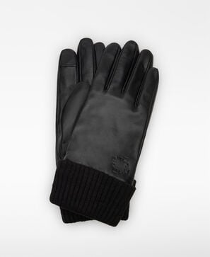 Leather gloves woman