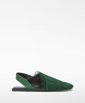 Fur asymmetric mules