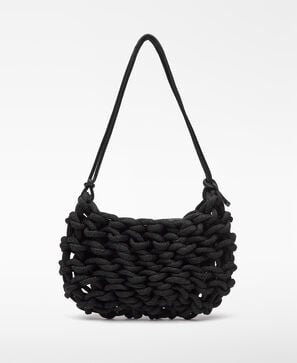 Bolso cóctel tubulares trenzados mujer