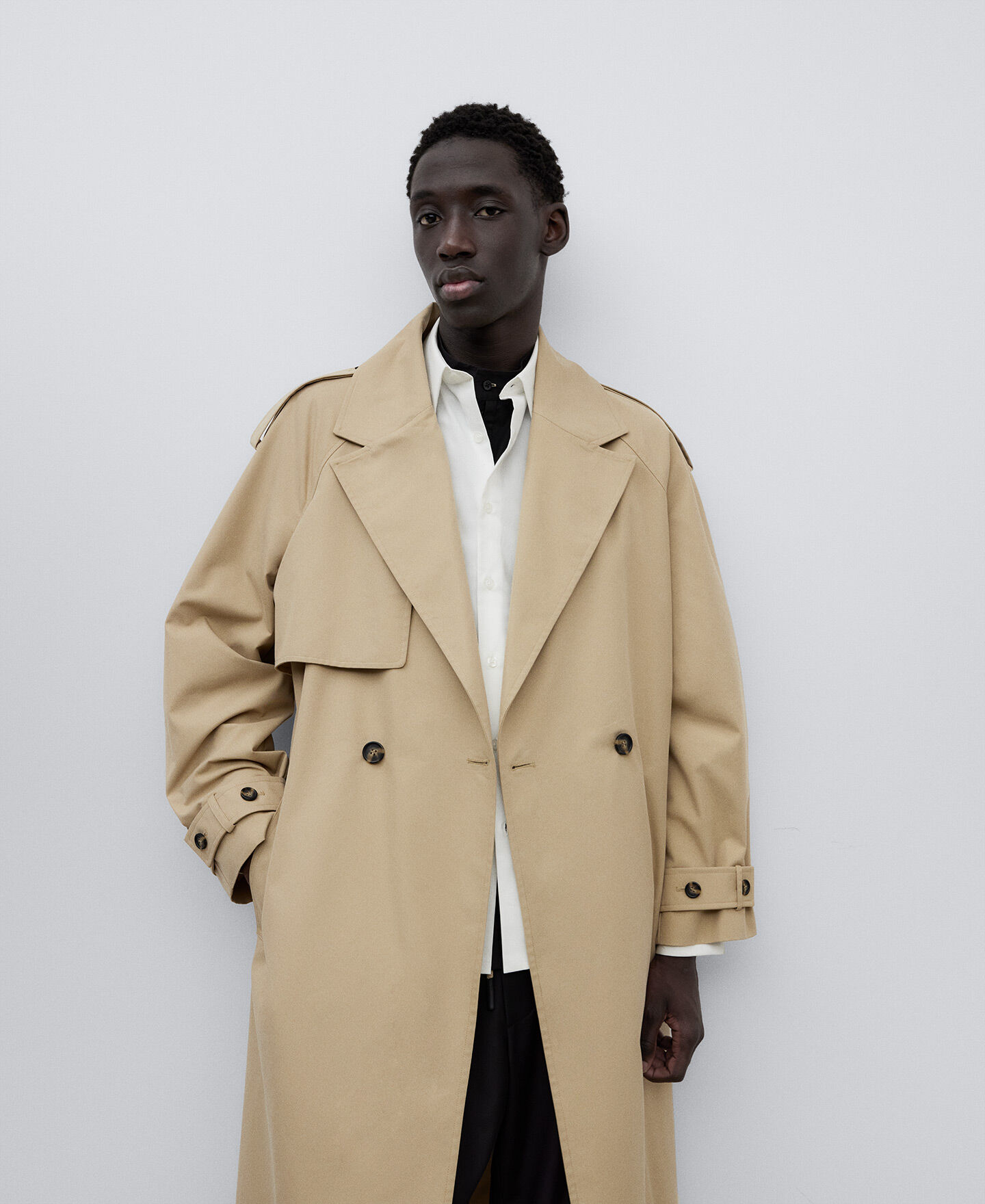 Trench new arrivals oversize homme