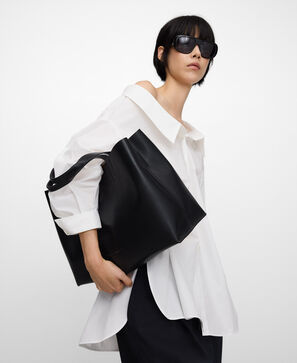 Mica horizontal shopper bag