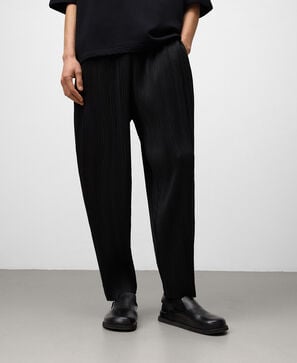Pantalón crinkle barrel fit hombre