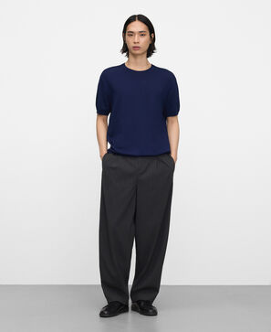 Relaxed fit knit T-shirt