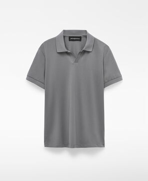 Regular fit V-neck polo shirt