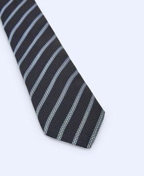 Corbata rayas en seda