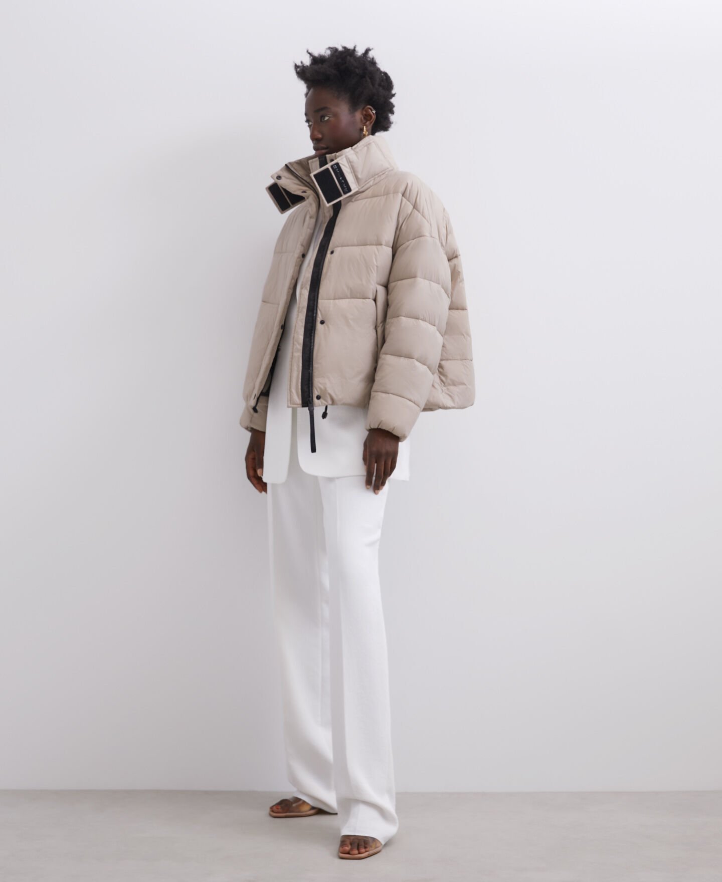 oversized nylon jacket