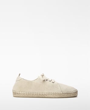Alpargata cordones yute
