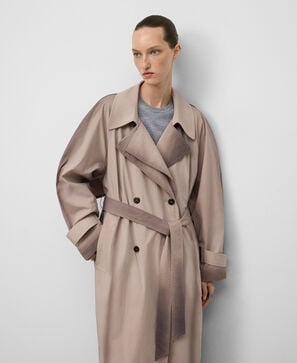 Trench effet vieilli femme