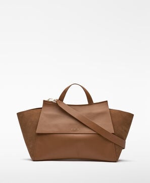 Zenit Lab (02) leather maxi bag