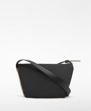 Ori&oacute;n nylon two-tone small crossbody