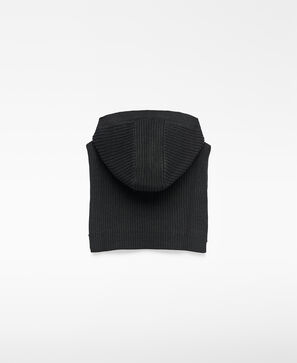 Ribbed knit balaclava man