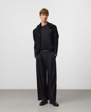 Regular fit long sleeve T-shirt man