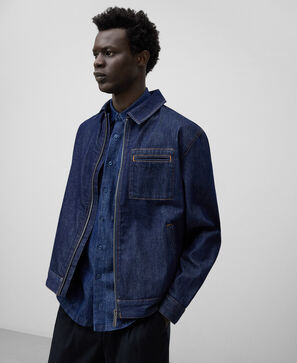 Cotton denim jacket man