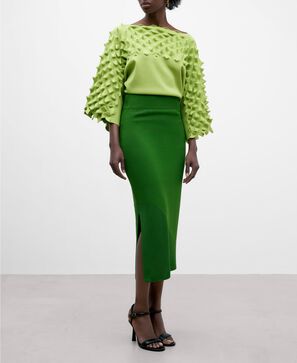 Unstructured 3D effect sweater