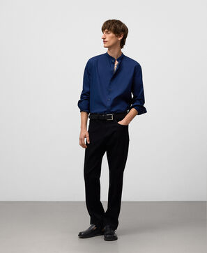 Regular fit Mandarin collar shirt man