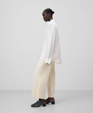 Adolfo Dominguez, Linen blend knit trousers woman