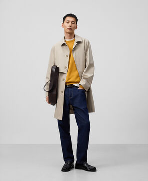 Regular fit crew collar sweater man