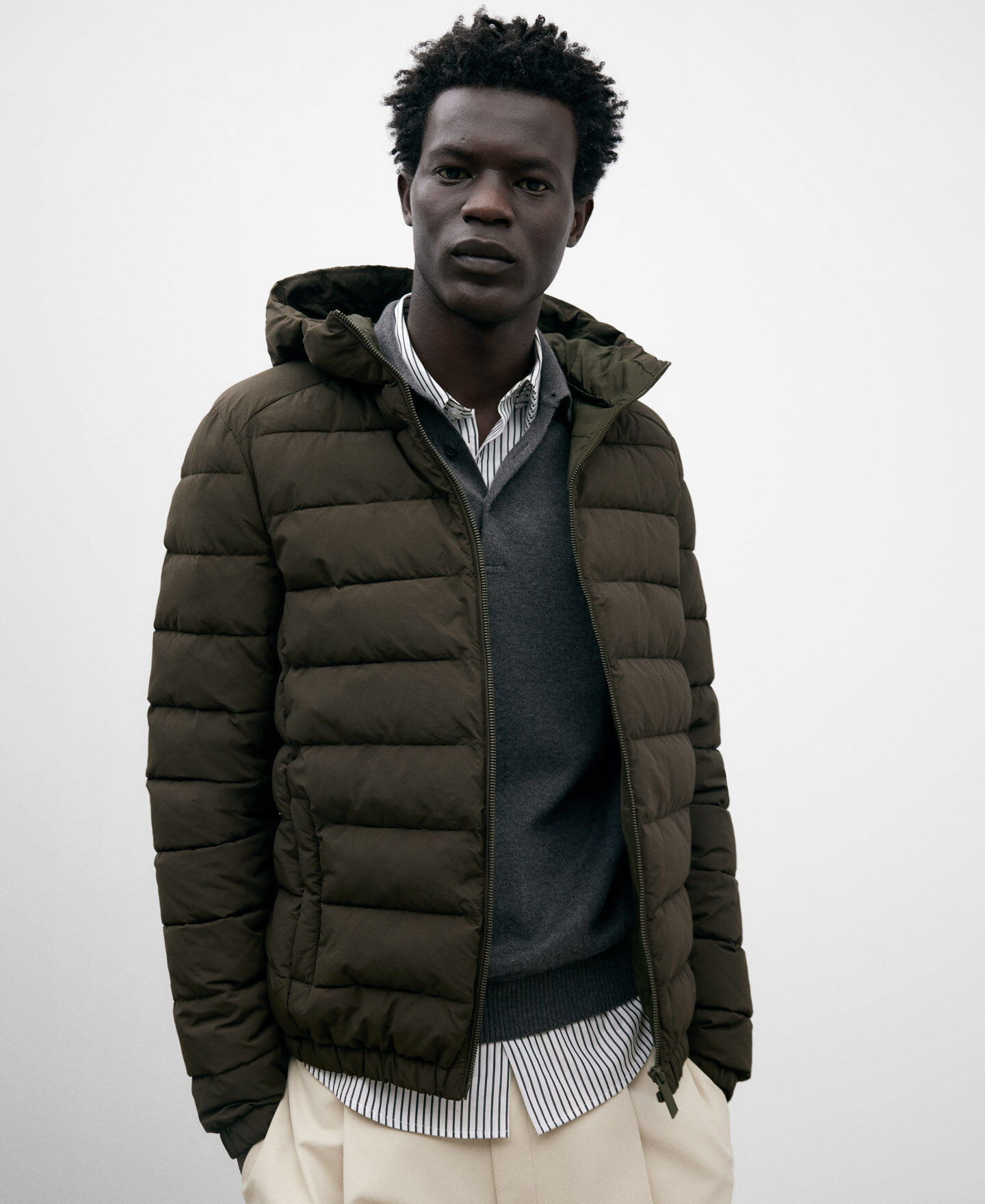 Sustainable padded sales down jacket
